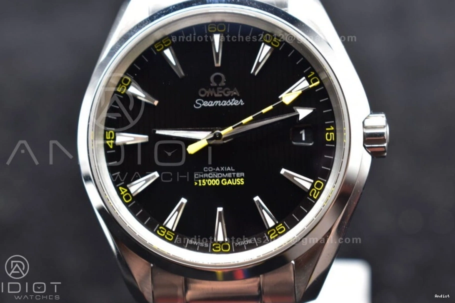 Bumblebee Black SS Edition 1:1 Aqua 150M SS Bracelet Best VSF Dial A8500 On Terra 1230